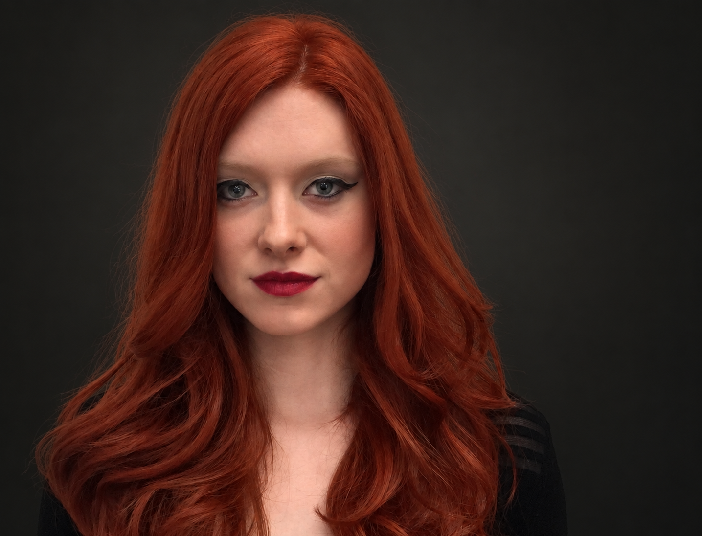 Auburn hair color by Bradley Sanders
